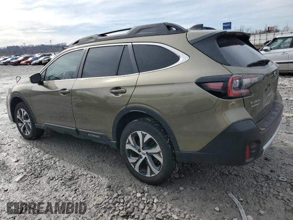 2022 Subaru Outback Limited z VIN 4S4BTAMC4N3234380, wystawiony jako Copart lot #46545785 z przebiegiem 27 491 mil mil oraz Szkoda całkowita • Salvage title. Historia ofert i sprzedaży dostępna na DreamBid. Obrazek 2.