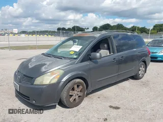 2004 Nissan Quest S with VIN 5N1BV28U84N364412, listed as a IAAI auction lot 41519557 with 146,810 mi miles. Bid and sale history available at carsss.com. Image 2.