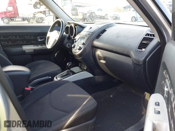 2012 Kia Soul + with VIN KNDJT2A67C7372683, listed as a IAAI auction lot 41464462 with 173,664 mi miles and . Bid and sale history available at DreamBid. Image 5.