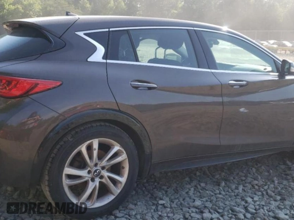 2017 Infiniti QX30 Sport with VIN SJKCH5CP6HA019201, listed as a Copart auction lot 56430684 with 126,604 mi miles and Non Repairable. Bid and sale history available at carsss.com. Image 3.