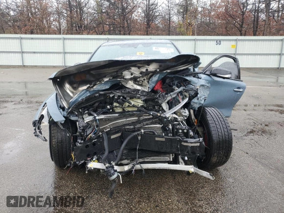 2021 Infiniti Q50 Red Sport 400 with VIN JN1FV7DR3MM880772, listed as a Copart auction lot 49271275 with Not Provided miles and Salvage Title. Bid and sale history available at carsss.com. Image 5.