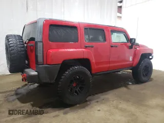 2007 Hummer H3 SUV with VIN 5GTDN13E878141547, listed as a Copart auction lot 61927114 with 162,766 mi miles and Clean Title. Bid and sale history available at carsss.com. Image 3.