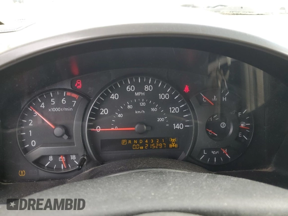 2005 Nissan Titan SE with VIN 1N6AA07B65N566082, listed as a Copart auction lot 80879174 with 215,297 mi miles and Clean Title. Bid and sale history available at carsss.com. Image 9.