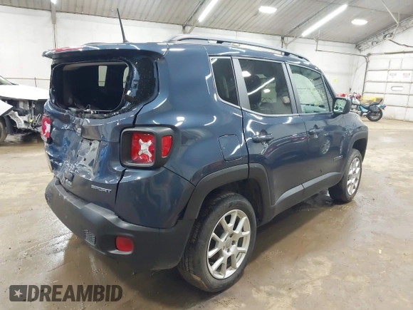 2020 Jeep Renegade Sport with VIN ZACNJBAB4LPL05057, listed as a IAAI auction lot 42450644 with 30,008 mi miles and . Bid and sale history available at DreamBid. Image 4.