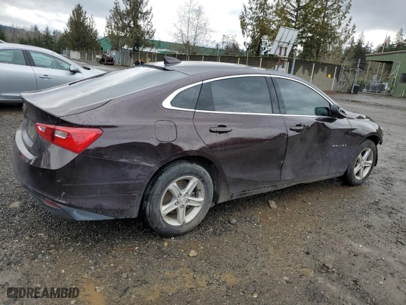 2020 Chevrolet Malibu LS with VIN 1G1ZC5ST7LF107995, listed as a Copart auction lot 44603745 with 66,034 mi miles and Salvage Title. Bid and sale history available at carsss.com. Image 3.