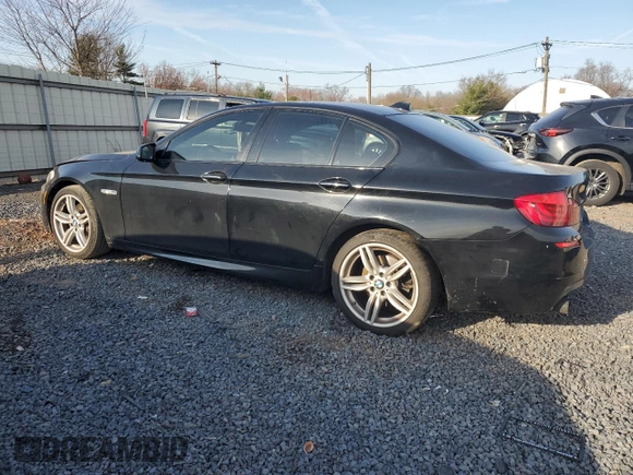2013 BMW 5 Series 535i xDrive with VIN WBAFU7C54DDU74933, listed as a Copart auction lot 50698855 with 156,112 mi miles and Salvage Title. Bid and sale history available at DreamBid. Image 2.