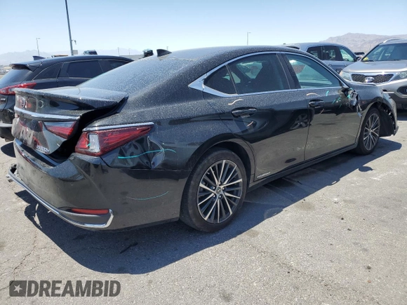 2022 Lexus ES 300h with VIN 58ADA1C18NU021319, listed as a Copart auction lot 57844055 with 21,172 mi miles and Salvage title. Bid and sale history available at DreamBid. Image 3.