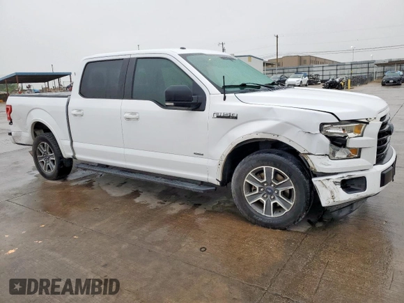 2015 Ford F-150 XL with VIN 1FTEW1CP3FKE46918, listed as a Copart auction lot 51925735 with 89,255 mi miles and Salvage Title. Bid and sale history available at carsss.com. Image 4.