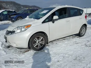 2014 Nissan Note S with VIN 3N1CE2CP0EL437674, listed as a IAAI auction lot 41351411 with 125,249 mi miles and . Bid and sale history available at DreamBid. Image 2.