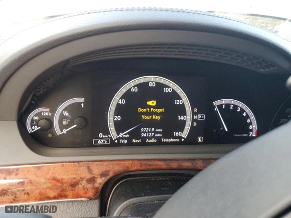 2012 Mercedes-Benz S-Class S 550 with VIN WDDNG7DB0CA473570, listed as a Copart auction lot 82007484 with 94,127 mi miles and Salvage Title. Bid and sale history available at carsss.com. Image 9.