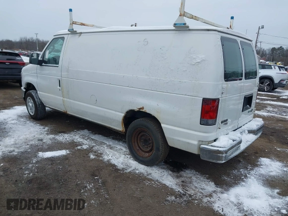 2011 Ford Econoline Cargo Commercial with VIN 1FTNE1EWXBDA35585, listed as a IAAI auction lot 41349320 with 122,311 mi miles and . Bid and sale history available at carsss.com. Image 3.