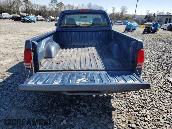 2004 Dodge Dakota with VIN 1D7FL16K54S621119, listed as a Copart auction lot 46801075 with 251,223 mi miles and Salvage Title. Bid and sale history available at carsss.com. Image 6.