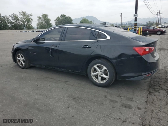 2016 Chevrolet Malibu LS with VIN 1G1ZB5STXGF204665, listed as a Copart auction lot 54447975 with 136,433 mi miles and Clean Title. Bid and sale history available at carsss.com. Image 2.