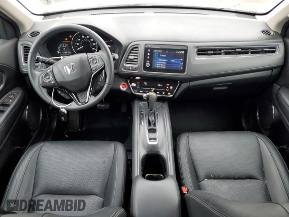 2022 Honda HR-V EX-L with VIN 3CZRU6H70NM758127, listed as a Copart auction lot 84771514 with 45,076 mi miles and Salvage Title. Bid and sale history available at DreamBid. Image 8.