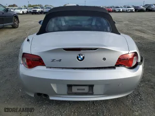 2007 BMW Z4 3.0i with VIN 4USBU33527LW73168, listed as a Copart auction lot 50080395 with 147,040 mi miles and Salvage Title. Bid and sale history available at carsss.com. Image 6.