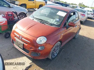 2015 FIAT 500 Sport with VIN 3C3CFFBR7FT624324, listed as a IAAI auction lot 42382686 with 179,560 mi miles and . Bid and sale history available at DreamBid. Image 2.