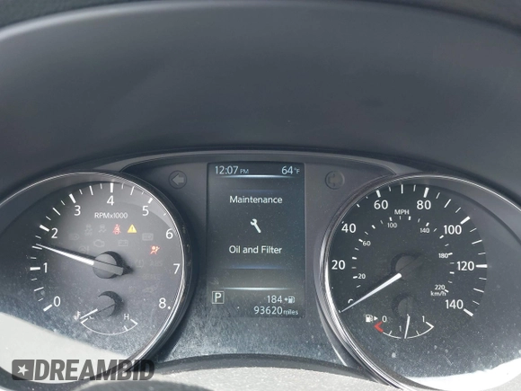 2017 Nissan Rogue SV z VIN KNMAT2MT5HP526512, wystawiony jako IAAI lot #42349293 z przebiegiem 93 620 mil mil oraz . Historia ofert i sprzedaży dostępna na DreamBid. Obrazek 7.