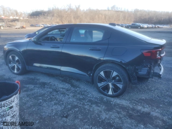 2024 Polestar 2 with VIN YSMFD3KA1RL222424, listed as a Copart auction lot 47779655 with 8,575 mi miles and Salvage Title. Bid and sale history available at carsss.com. Image 2.