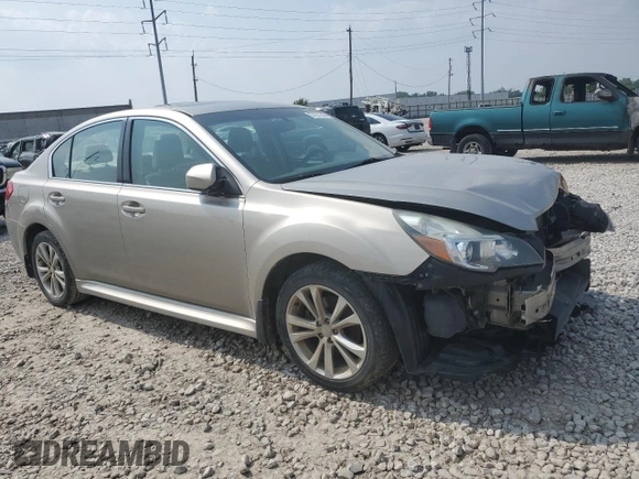 2014 Subaru Legacy Premium with VIN 4S3BMCD61E3023838, listed as a Copart auction lot 57621505 with 171,056 mi miles and Salvage title. Bid and sale history available at DreamBid. Image 4.