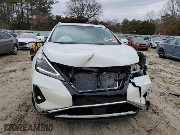 2024 Nissan Murano Platinum z VIN 5N1AZ2DS9RC126219, wystawiony jako Copart lot #86307474 z przebiegiem 452 mil mil oraz Szkoda całkowita • Salvage title. Historia ofert i sprzedaży dostępna na DreamBid. Obrazek 5.
