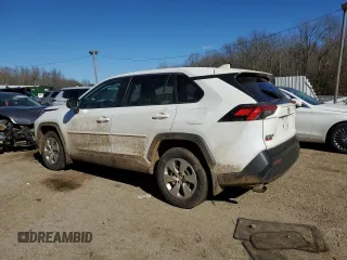 2022 Toyota RAV4 LE with VIN 2T3F1RFV8NW315825, listed as a Copart auction lot 41907285 with 37,497 mi miles and Salvage Title. Bid and sale history available at carsss.com. Image 2.