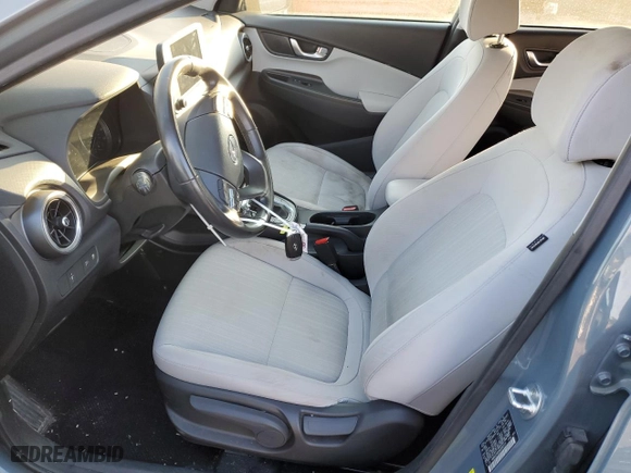 2022 Hyundai Kona SEL with VIN KM8K32AB5NU806519, listed as a Copart auction lot 41493055 with 36,653 mi miles and Salvage Title. Bid and sale history available at carsss.com. Image 7.