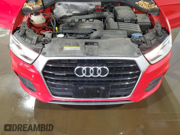 2017 Audi Q3 Premium with VIN WA1ECCFS7HR013515, listed as a Copart auction lot 44039275 with 111,798 mi miles and Clean Title. Bid and sale history available at carsss.com. Image 12.