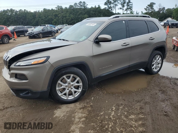 2018 Jeep Cherokee Latitude Plus with VIN 1C4PJLLB4JD605417, listed as a Copart auction lot 58005145 with 176,231 mi miles and Salvage title. Bid and sale history available at DreamBid. Image 1.