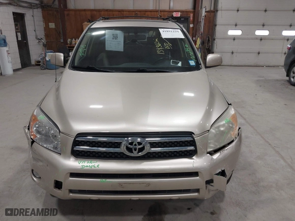 2008 Toyota RAV4 Ltd with VIN JTMBD31V086072673, listed as a IAAI auction lot 41891194 with 134,360 mi miles. Bid and sale history available at carsss.com. Image 12.
