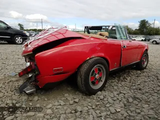 1980 FIAT 124 Spider z VIN 124CS000173621, wystawiony jako Copart lot #47671670 z przebiegiem 86 731 mil mil oraz Szkoda całkowita • Salvage title. Historia ofert i sprzedaży dostępna na DreamBid. Obrazek 4.
