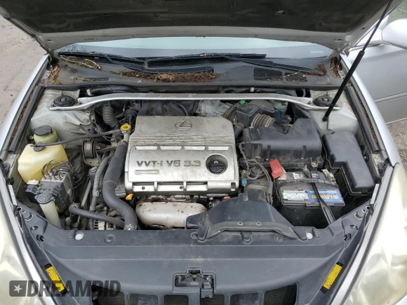 2005 Lexus ES 350 with VIN JTHBA30GX55077763, listed as a Copart auction lot 51572075 with 242,435 mi miles and Salvage Title. Bid and sale history available at DreamBid. Image 12.