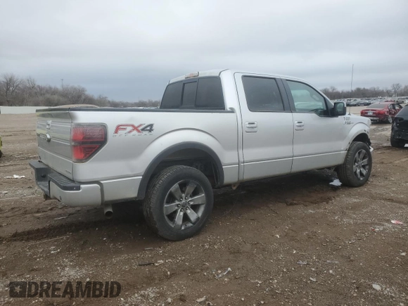 2012 Ford F-150 XL with VIN 1FTFW1EF5CFB09759, listed as a Copart auction lot 46245275 with 381,342 mi miles and Salvage Title. Bid and sale history available at carsss.com. Image 3.