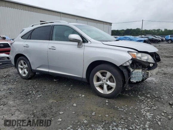 2010 Lexus RX 350 with VIN 2T2BK1BA9AC079265, listed as a Copart auction lot 62896445 with 126,090 mi miles and Salvage title. Bid and sale history available at DreamBid. Image 4.