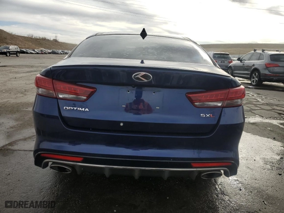 2017 Kia Optima SX Limited with VIN 5XXGV4L26HG131934, listed as a Copart auction lot 48811545 with 132,085 mi miles and Salvage Title. Bid and sale history available at carsss.com. Image 6.