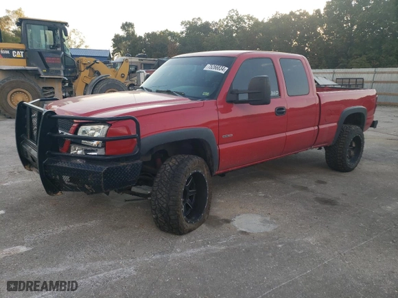 2003 Chevrolet Silverado 2500HD LS with VIN 1GCHK29183E193915, listed as a Copart auction lot 75266834 with 207,086 mi miles and Salvage Title. Bid and sale history available at carsss.com. Image 1.