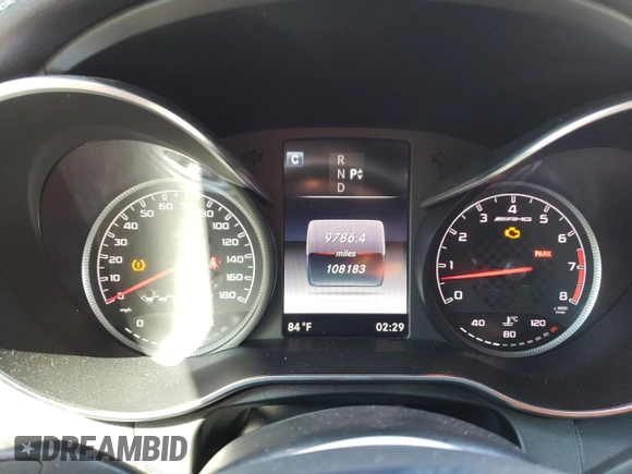 2017 Mercedes-Benz GLC with VIN WDC0G6EB6HF252668, listed as a Copart auction lot 69275774 with 108,183 mi miles and Salvage Title. Bid and sale history available at carsss.com. Image 9.