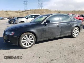 2013 Audi A4 Premium Plus with VIN WAUFFAFL6DN028231, listed as a Copart auction lot 53315575 with 101,561 mi miles and Salvage Title. Bid and sale history available at carsss.com. Image 1.
