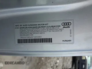 2005 Audi TT with VIN TRUWF28N051005680, listed as a Copart auction lot 72948404 with 158,370 mi miles and Salvage Title. Bid and sale history available at carsss.com. Image 12.
