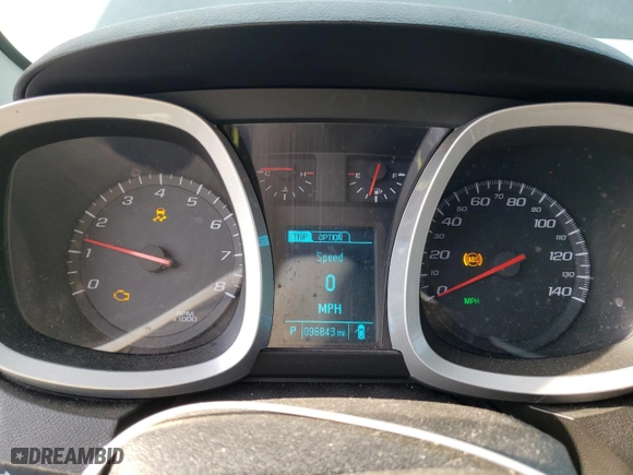 2017 Chevrolet Equinox LT with VIN 2GNFLFEK4H6152906, listed as a Copart auction lot 53739855 with 96,843 mi miles and Clean Title. Bid and sale history available at carsss.com. Image 9.