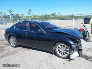 2008 Infiniti G35 Sedan Journey with VIN JNKBV61E28M206222, listed as a IAAI auction lot 41811659 with 188,171 mi miles. Bid and sale history available at carsss.com. Image 1.