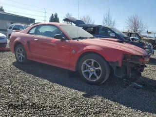 2004 Ford Mustang Standard with VIN 1FAFP40604F189999, listed as a Copart auction lot 47620465 with 90,916 mi miles and Salvage Title. Bid and sale history available at carsss.com. Image 4.