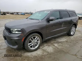 2021 Dodge Durango GT z VIN 1C4RDHDG9MC659782, wystawiony jako Copart lot #45388095 z przebiegiem 101 924 mil mil oraz Szkody całkowita. Historia ofert i sprzedaży dostępna na DreamBid. Obrazek 1.