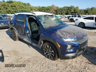 2022 Chevrolet TrailBlazer ACTIV with VIN KL79MVSL6NB034033, listed as a Copart auction lot 71394084 with 49,700 mi miles and Salvage Title. Bid and sale history available at DreamBid. Image 4.