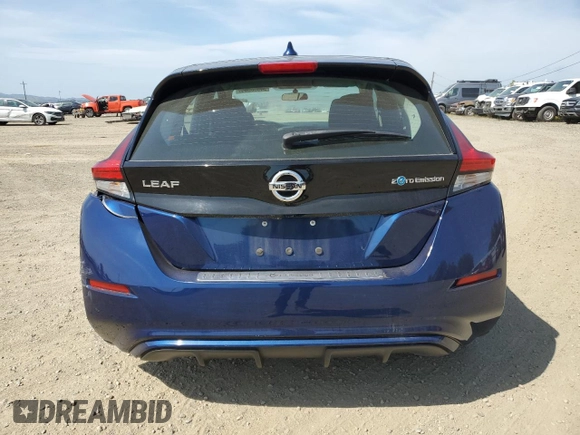 2019 Nissan LEAF SV with VIN 1N4AZ1CPXKC320460, listed as a Copart auction lot 54930505 with 42,450 mi miles and Salvage title. Bid and sale history available at DreamBid. Image 6.