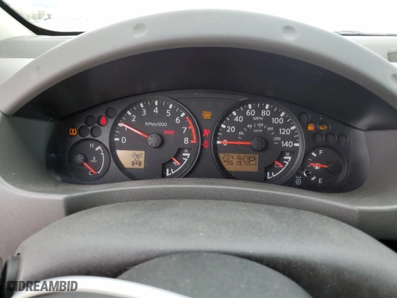 2005 Nissan Xterra S with VIN 5N1AN08W75C649262, listed as a Copart auction lot 51623215 with 204,182 mi miles and Salvage Title. Bid and sale history available at carsss.com. Image 9.