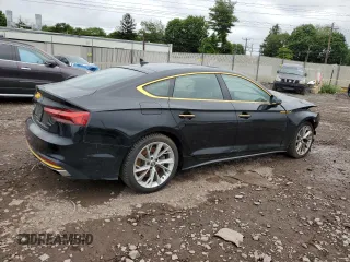 2020 Audi A5 Sportback Premium with VIN WAUANCF55LA007256, listed as a Copart auction lot 57772365 with 87,997 mi miles and Salvage title. Bid and sale history available at DreamBid. Image 3.
