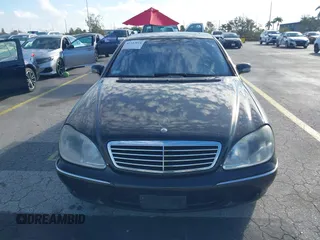 2002 Mercedes-Benz S-Class 4.3L with VIN WDBNG70JX2A231244, listed as a IAAI auction lot 41533814 with 103,215 mi miles. Bid and sale history available at carsss.com. Image 6.