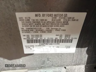 2018 Ford Taurus SHO с VIN 1FAHP2KT5JG111191, выставлен на аукционе IAAI как лот 41863586 с пробегом 84 964 миль миль и . История ставок и продаж доступна на DreamBid. Изображение 9.