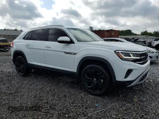 2021 Volkswagen Atlas SEL with VIN 1V2EE2CA0MC222998, listed as a Copart auction lot 57527635 with 100,802 mi miles and Salvage title. Bid and sale history available at DreamBid. Image 4.