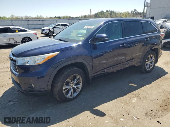 2014 Toyota Highlander LE z VIN 5TDBKRFH2ES070222, wystawiony jako Copart lot #52107425 z przebiegiem 160 610 mil mil oraz Szkoda całkowita • Salvage title. Historia ofert i sprzedaży dostępna na DreamBid. Obrazek 1.
